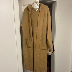 Hooded Long cardigan